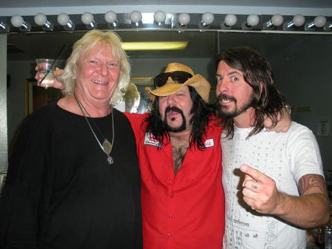 Chris Squire, Vinnie Paul, and Dave Grohl