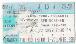 Bruce @ Richfield Coliseum 1992