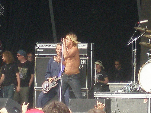 Iggy Pop at Virgin Festival 2008